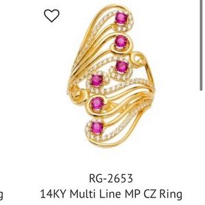 Solid 14k Yellow Gold Ring  Women